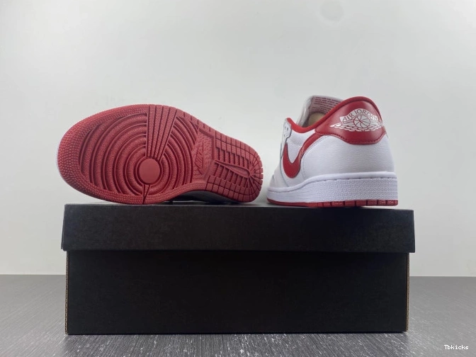 Reps TBK Jordan Retro 705329-101 Low 1 White Red Varsity 0714